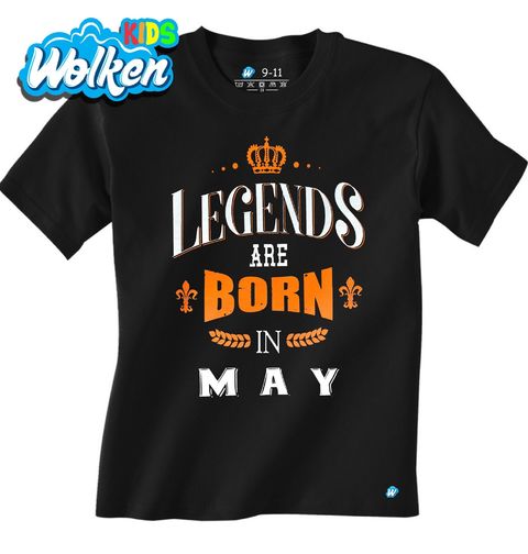 Obrázek produktu Dětské tričko Legendy se rodí v Květnu! Legends are born in May