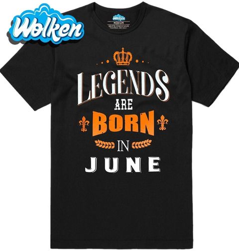 Obrázek produktu Pánské tričko Legendy se rodí v Červnu! Legends are born in June