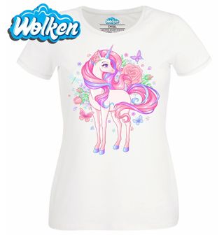 Dámské tričko Kouzelný Růžový Jednorožec.jpg