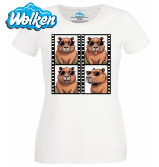 Dámské tričko Selfie Kapybary na Fotopásku.jpg