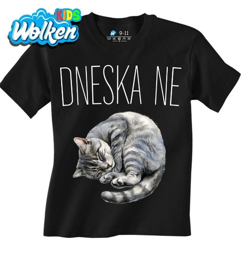 Obrázek produktu Dětské tričko Spící Kočka Dneska ne