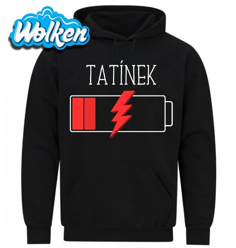 Obrázek produktu Pánská mikina Unavený Tatínek Vybitá baterie