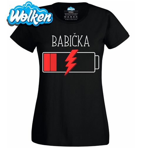 Obrázek produktu Dámské tričko Unavená Babička Vybitá baterie