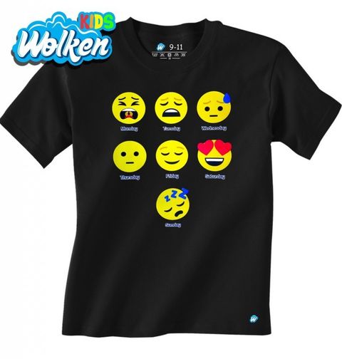 Obrázek produktu Dětské tričko Emoji Týden