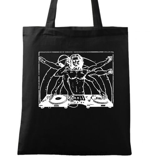 Obrázek produktu Bavlněná taška Vitruviánský DJ