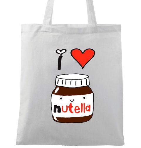 Obrázek produktu Bavlněná taška Miluju Nutellu "I love Nutella"