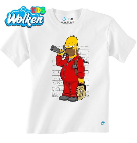 Obrázek produktu Dětské tričko La casa de papel Homer Simpson 