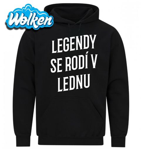 Obrázek produktu Pánská mikina Pravé Legendy se rodí v Lednu