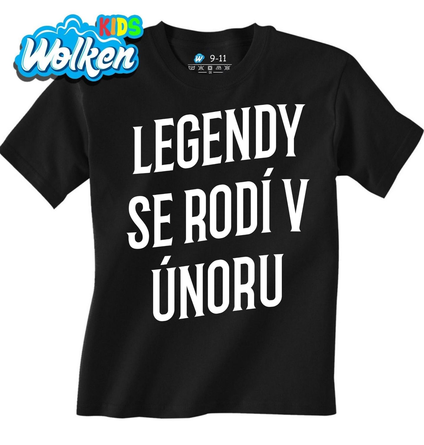 Dětské tričko Pravé Legendy se rodí v Únoru.jpg