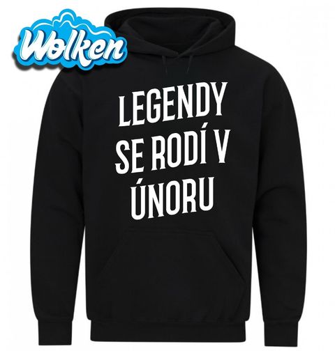 Obrázek produktu Pánská mikina Pravé Legendy se rodí v Únoru