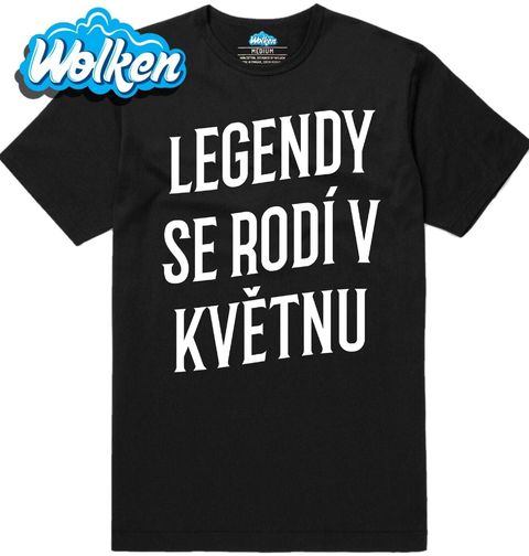 Obrázek produktu Pánské tričko Pravé Legendy se rodí v Květnu