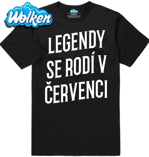 Obrázek produktu Pánské tričko Pravé Legendy se rodí v Červenci