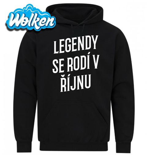 Obrázek produktu Pánská mikina Pravé Legendy se rodí v Říjnu