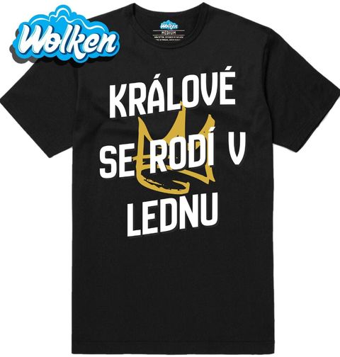 Obrázek produktu Pánské tričko Králové s Korunou se Rodí v Lednu