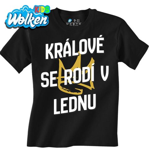 Obrázek produktu Dětské tričko Králové s Korunou se Rodí v Lednu