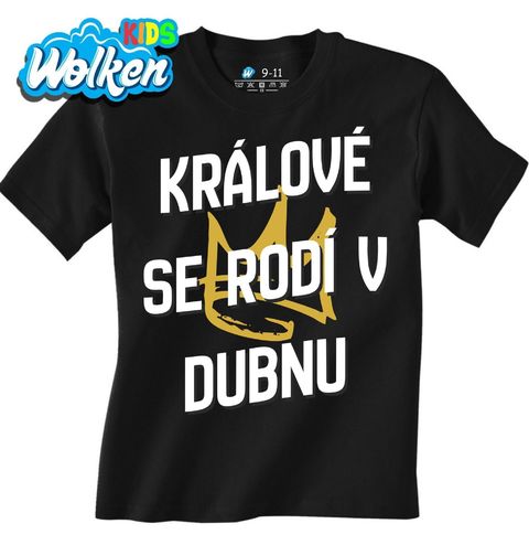 Obrázek produktu Dětské tričko Králové s Korunou se Rodí v Dubnu