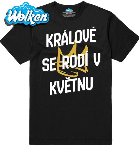Obrázek produktu Pánské tričko Králové s Korunou se Rodí v Květnu