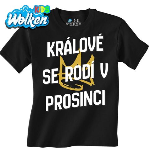 Obrázek produktu Dětské tričko Králové s Korunou se Rodí v Prosinci