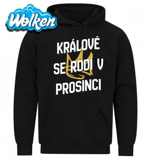 Obrázek produktu Pánská mikina Králové s Korunou se Rodí v Prosinci