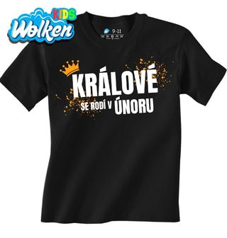 Dětské tričko Králové se Rodí v Únoru.jpg