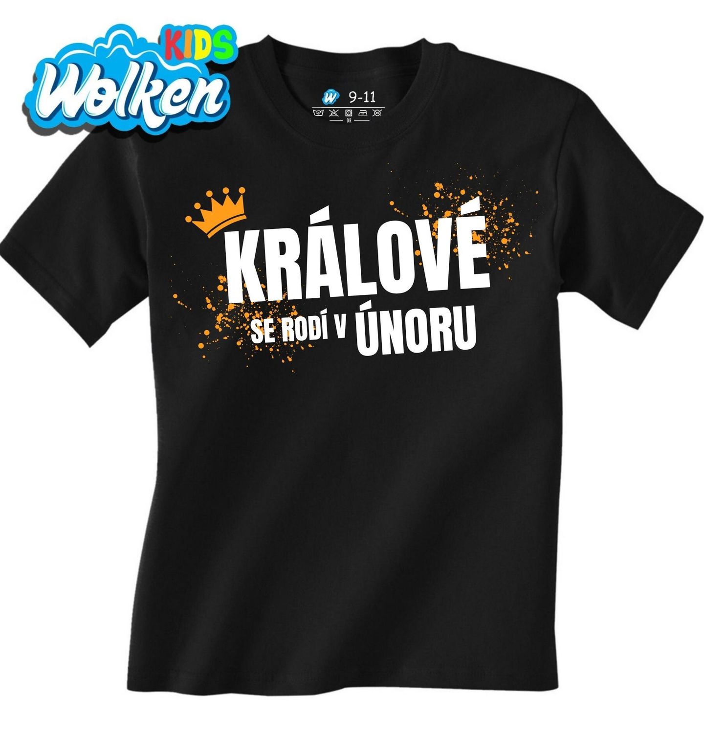 Dětské tričko Králové se Rodí v Únoru.jpg