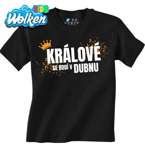 Obrázek produktu Dětské tričko Králové se Rodí v Dubnu