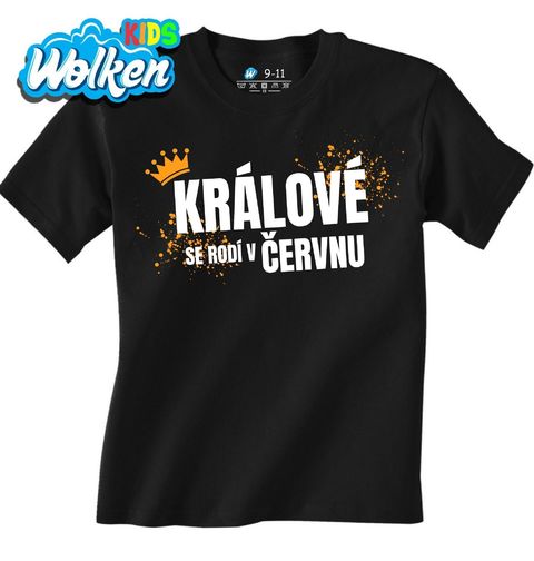 Obrázek produktu Dětské tričko Králové se Rodí v Červnu