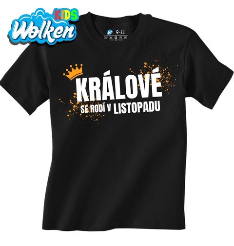 Obrázek produktu Dětské tričko Králové se Rodí v Listopadu