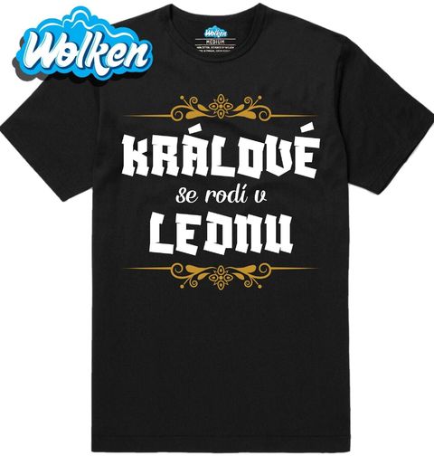 Obrázek produktu Pánské tričko Králové se Rodí v Lednu Kings Are Born in January