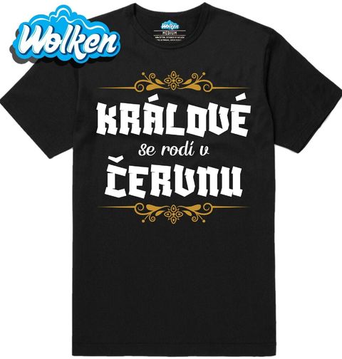 Obrázek produktu Pánské tričko Králové se Rodí v Červnu Kings Are Born in June