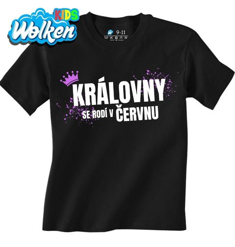 Obrázek produktu Dětské tričko Královny se Rodí v Červnu