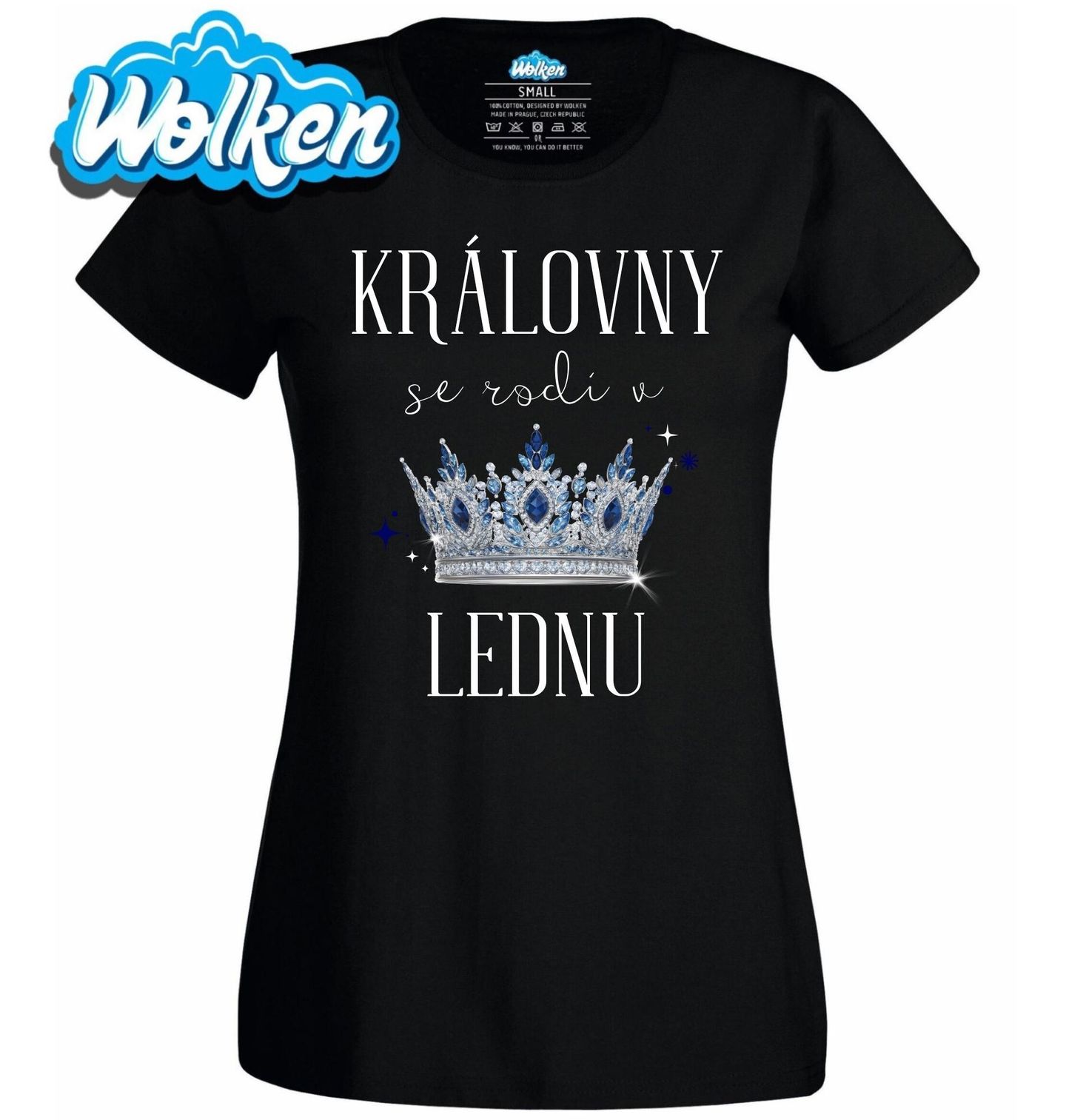 Dámské tričko Královny s Korunou se Rodí v Lednu.jpg