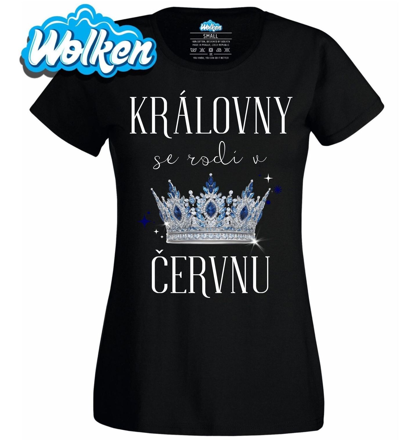 Dámské tričko Královny s Korunou se Rodí v Červnu.jpg