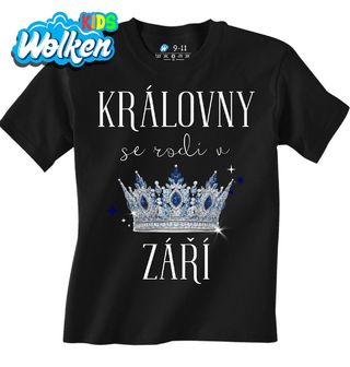 Dětské tričko Královny s Korunou se Rodí v Září.jpg