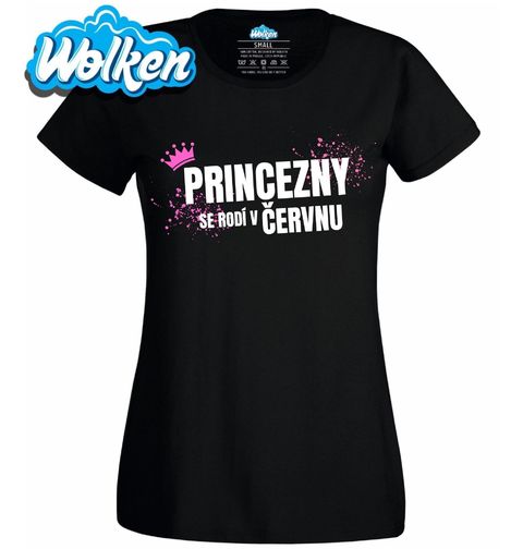 Obrázek produktu Dámské tričko Princezny se Rodí v Červnu