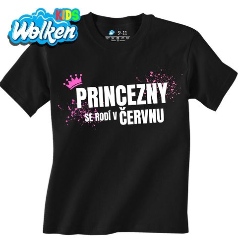Obrázek produktu Dětské tričko Princezny se Rodí v Červnu