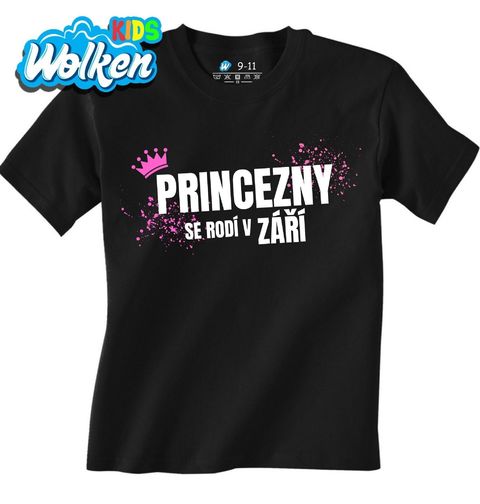 Obrázek produktu Dětské tričko Princezny se Rodí v Září