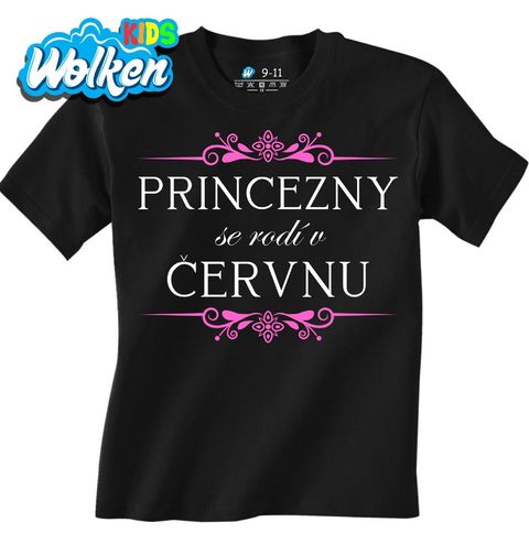 Obrázek produktu Dětské tričko Princezny se Rodí v Červnu Princesses Are Born in June