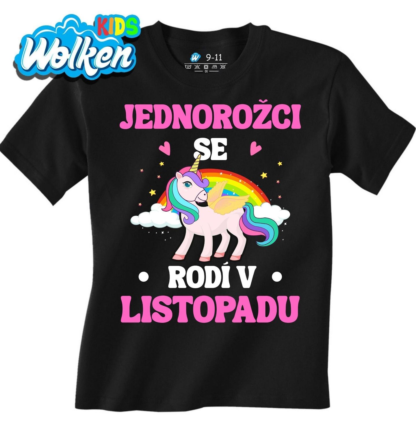 Dětské tričko Jednorožci se Rodí v Listopadu.jpg