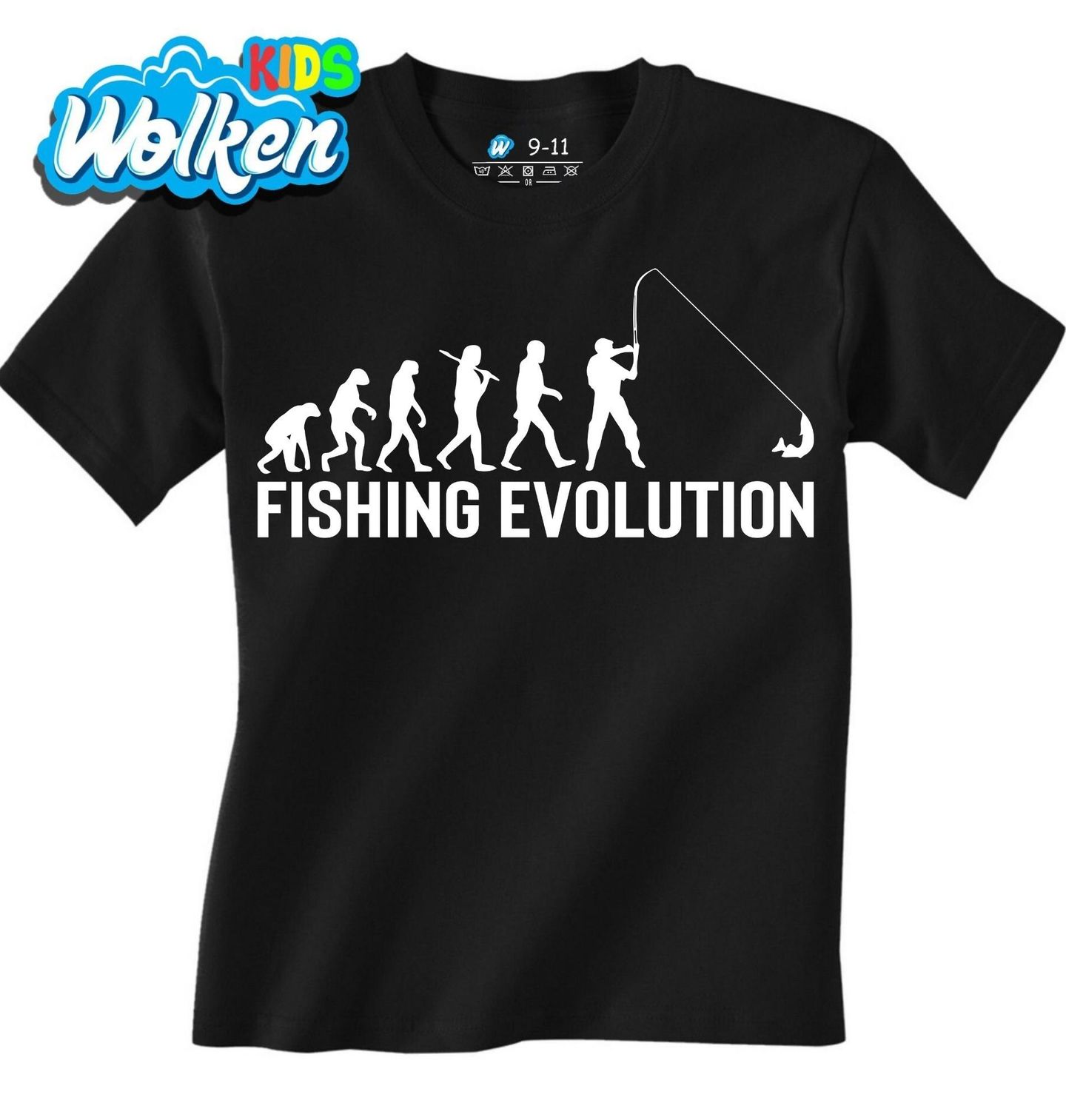 Dětské tričko Evoluce Rybaření Fishing Evolution.jpg
