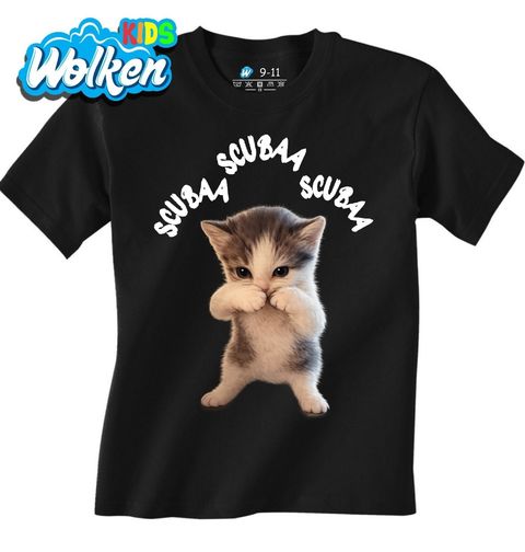 Obrázek produktu Dětské tričko Kočka Meme Scubaa