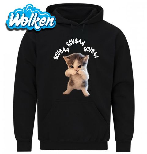Obrázek produktu Pánská mikina Kočka Meme Scubaa