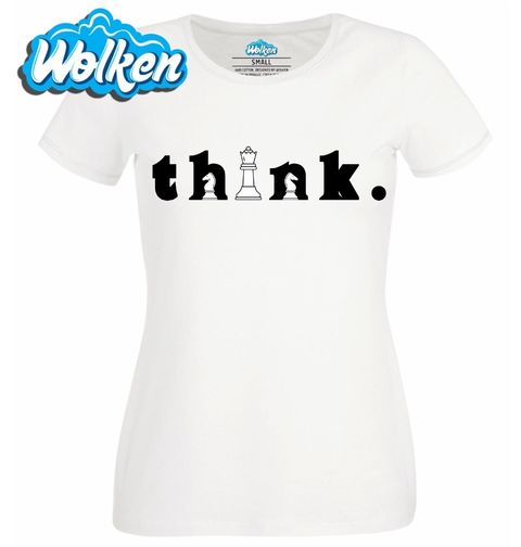 Obrázek produktu Dámské tričko Mysli jako Šachista Think.