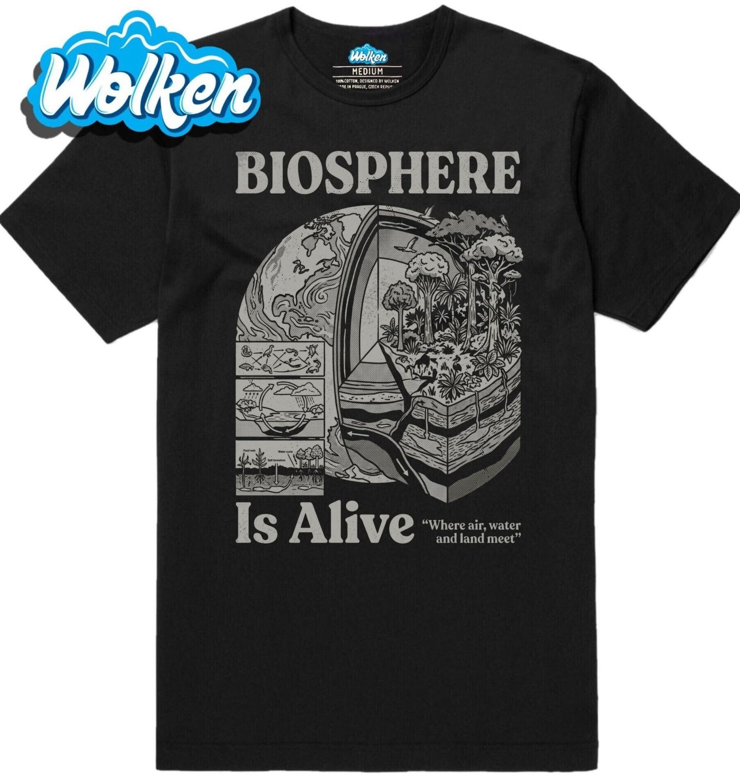 Pánské tričko Biosféra Biosphere Is Alive.jpg