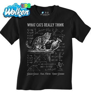 Dětské tričko Fyzika What Cats Really Think.jpg