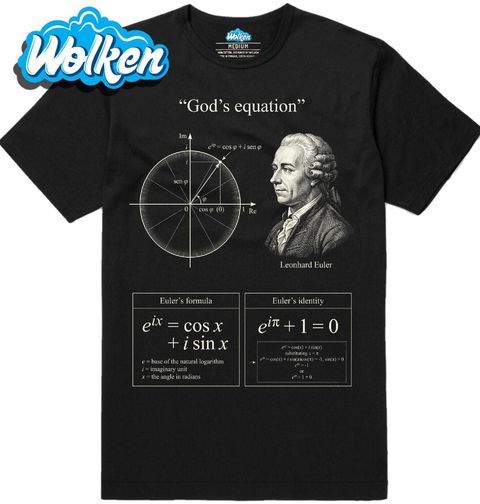 Obrázek produktu Pánské tričko Leonhard Euler God’s Equation