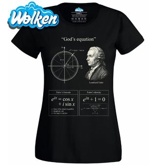 Dámské tričko Leonhard Euler God’s Equation.jpg