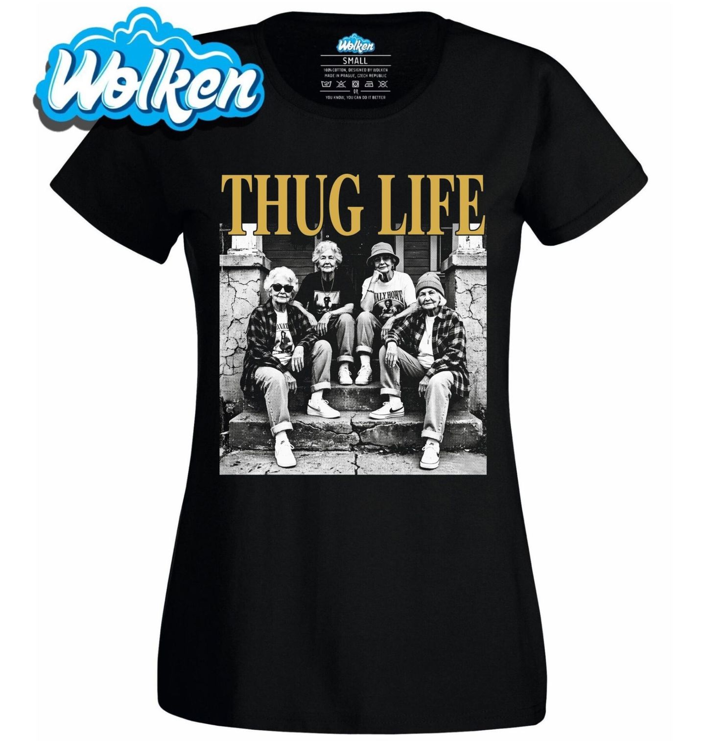 Dámské tričko Gangsta Babičky z Ulice Thug Life.jpg