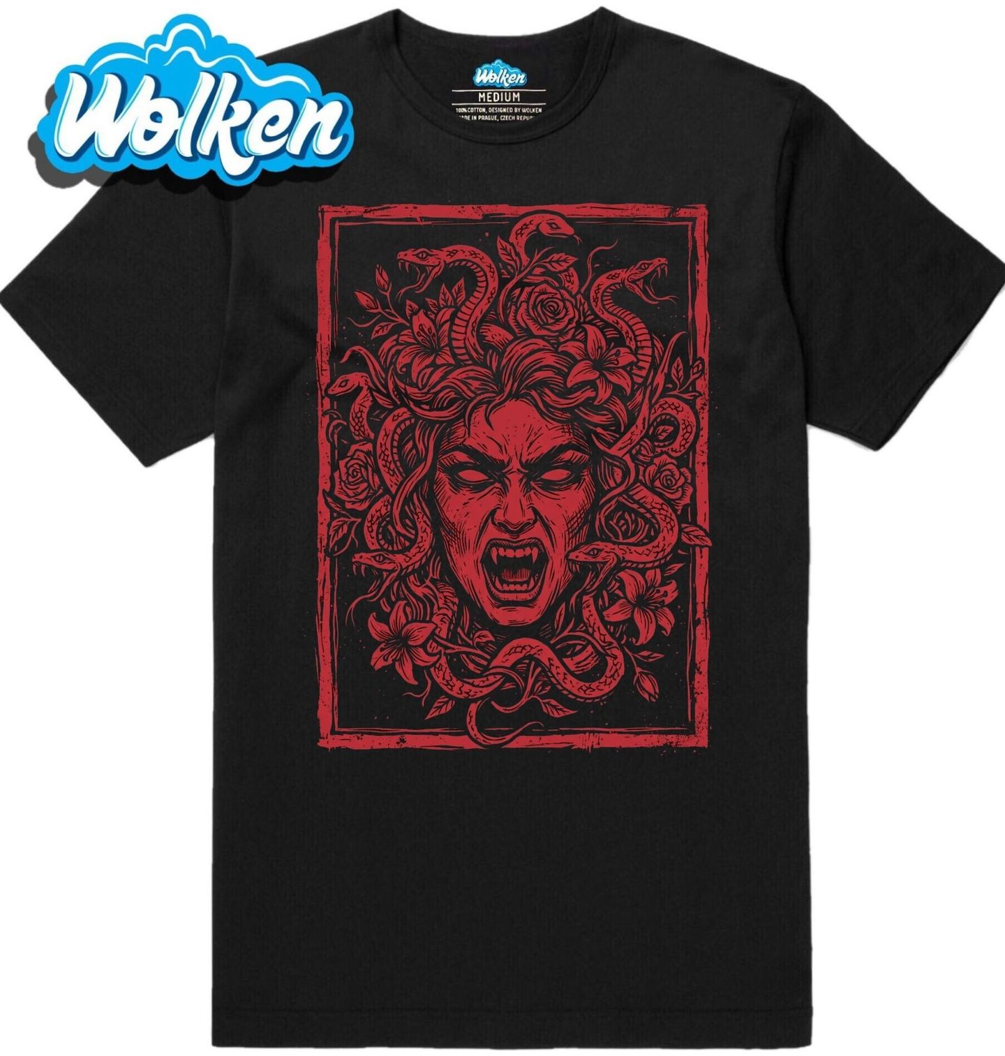 Pánské tričko Gorgona Medúza Medusa.jpg