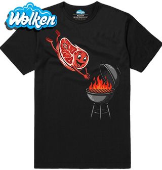 Pánské tričko Veselý Steak na Grilu.jpg